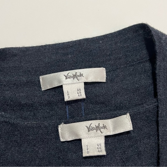 Vica Moda | 100% Merino Wool Cardigan Sweater - Picture 4 of 5